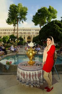 Abbasi Hotel open-air courtyard