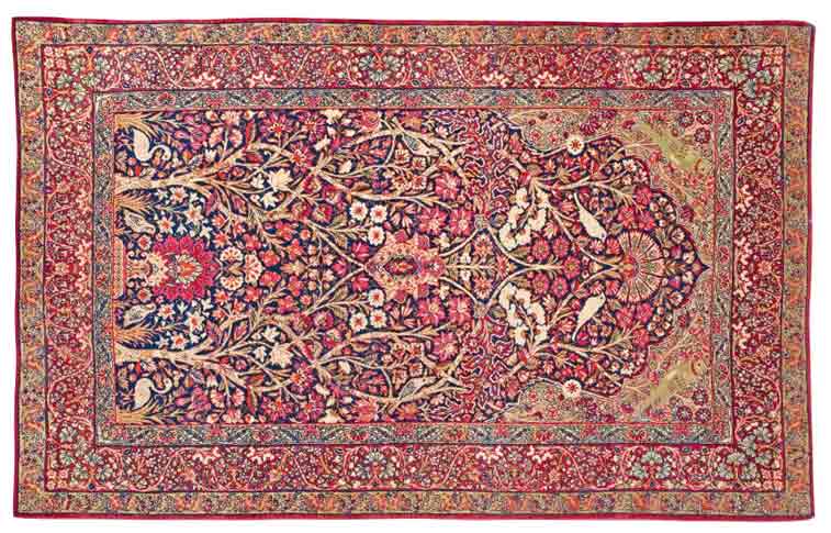 Orient alfombra alfombra clásica persa salón crema rojo falleció tamaños.