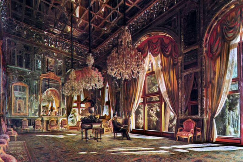 The painting of Mirror Hall