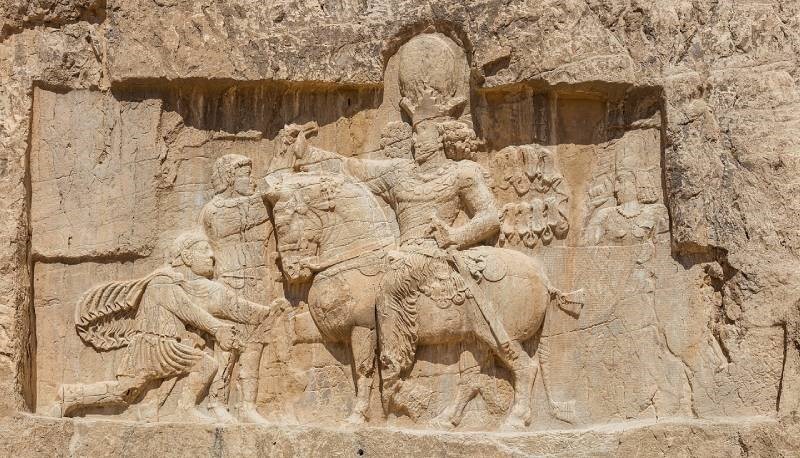 Shapur and Roman emprors
