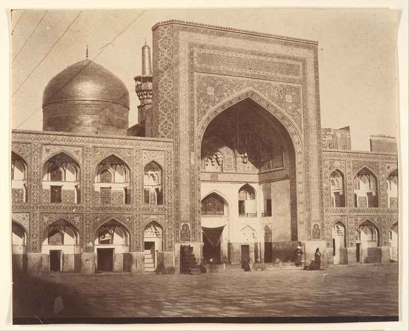 Main Gate of Imam Riza Shrine in 1850