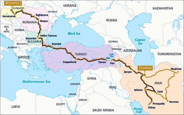 Travel to Iran by Train